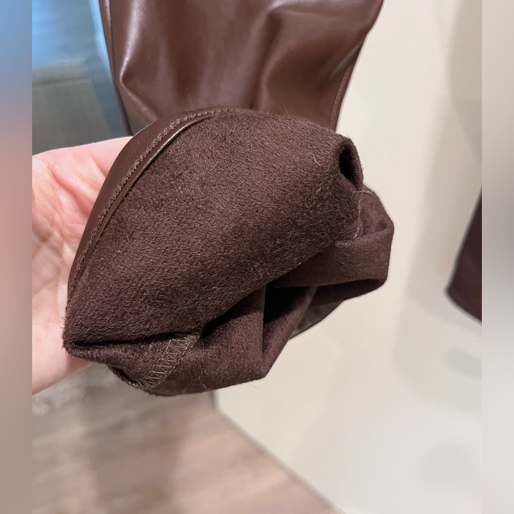 GAP FAUX LEATHER VINTAGE SLIM HIGH RISE - Picture 2 of 5